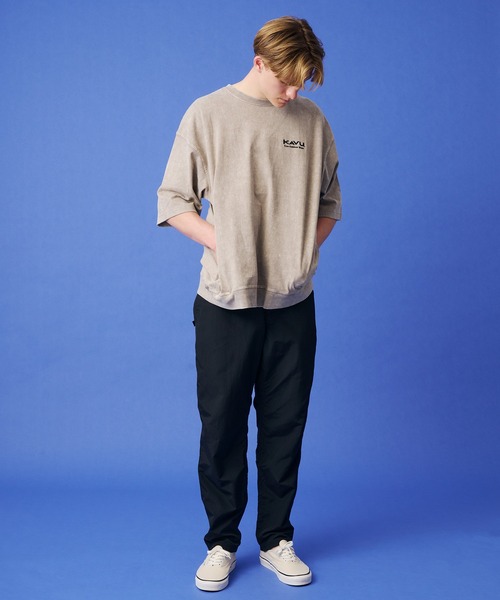 KAVU(カブー)の「KAVU/カブー Chemical Wash Tee/ケミカルウォッシュTシャツ(Tシャツ/カットソー・メンズ・ブラック/ネイビー/ライトグレー/サンドグレー・MEDIUM/LARGE)」の17枚目の写真