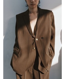 CIS.（シス）の「CIS. リボンポケットジレ ウォッシャブル ドライウーステッドライク 無地（ベスト）」