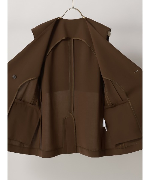 CIS.（シス）の「CIS. リボンポケットジレ ウォッシャブル ドライウーステッドライク 無地（ベスト・レディース・ブラウン/ネイビー・36(7号)/38(9号)）」の12枚目の写真