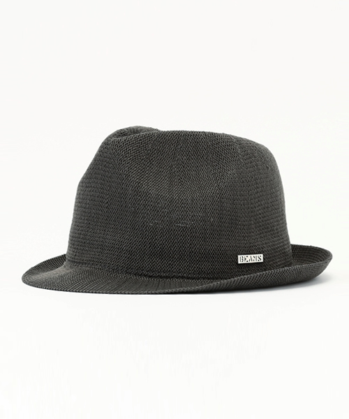 BEAMS（ビームス）の「BEAMS / プレート付サーモ ハット 16SS（ハット・メンズ・ナチュラル/グレー/ブラック/ネイビー・ONE SIZE）」の3枚目の写真