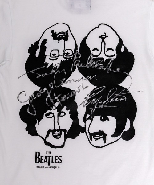 THE BEATLES COMME des GARCONS(ザ ビートルズ コムデギャルソン)の「THE BEATLES 「FACE」BACK PRINT TEE(Tシャツ/カットソー・メンズ・ホワイト・XXL/XL/M/XS/L)」の3枚目の写真