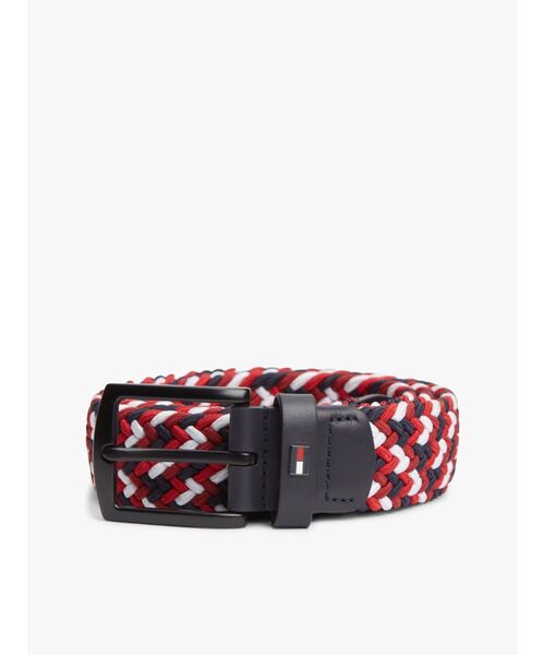 TOMMY HILFIGER(トミーヒルフィガー)の「エラスティックメッシュベルト(ベルト・メンズ・ネイビー/ブルー・85cm/95cm)」の5枚目の写真
