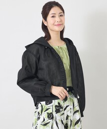 TO BE CHIC（トゥー ビー シック）の「シアーダンボール フーディ（ブルゾン）」