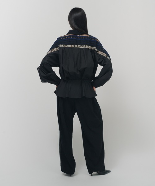 THINGS THAT MATTER（シングス ザット マター）の「TORCHON LACE SWITCHING ZIP-UP BLOUSON / トーション レース スイッチング ジップアップ ブルゾン（ブルゾン・レディース・ベージュ/ブラック・FREE）」の19枚目の写真