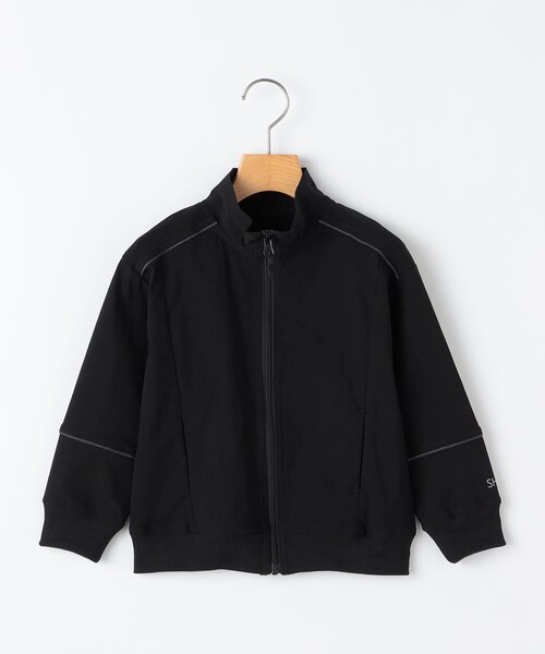 SHIPS（シップス）の「SHIPS KIDS:110～130cm / ライン スタンド スポーツ ブルゾン（その他トップス・キッズ・ベージュ/ブラック・110/130/120）」の2枚目の写真