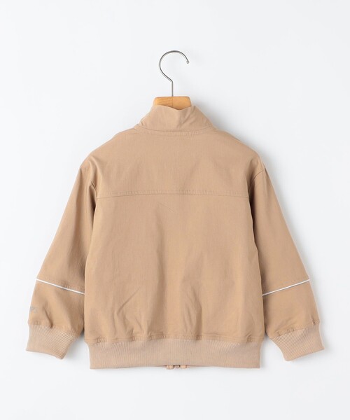 SHIPS（シップス）の「SHIPS KIDS:110～130cm / ライン スタンド スポーツ ブルゾン（その他トップス・キッズ・ベージュ/ブラック・110/130/120）」の3枚目の写真