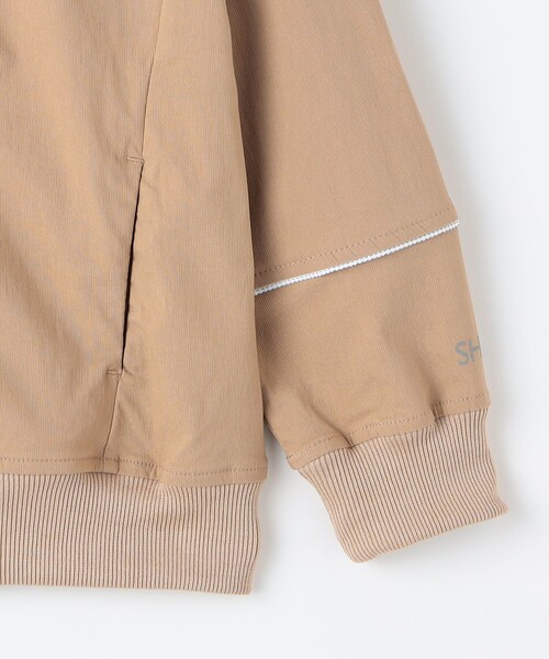 SHIPS（シップス）の「SHIPS KIDS:110～130cm / ライン スタンド スポーツ ブルゾン（その他トップス・キッズ・ベージュ/ブラック・110/130/120）」の5枚目の写真