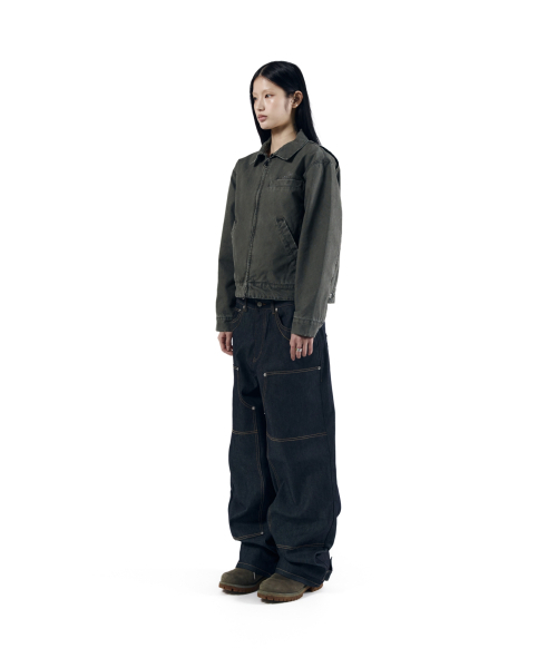 AAKAM(アーカム)の「Steve Cinch Back Denim Pants (Blue)(デニムパンツ・レディース・その他・1/2)」の5枚目の写真