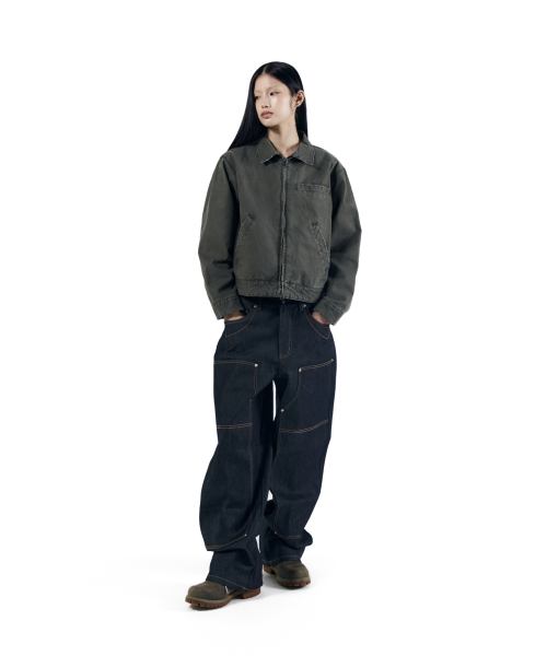 AAKAM(アーカム)の「Steve Cinch Back Denim Pants (Blue)(デニムパンツ・レディース・その他・1/2)」の7枚目の写真