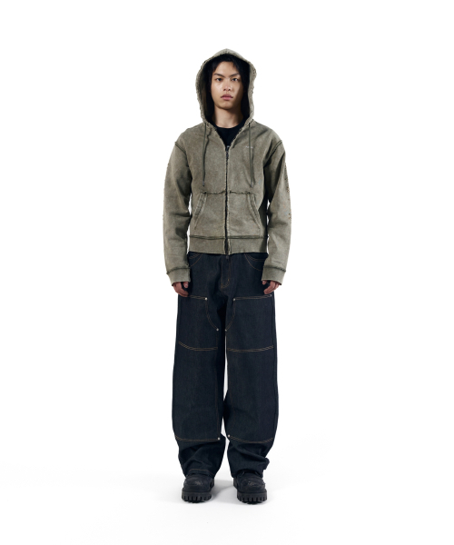 AAKAM(アーカム)の「Steve Cinch Back Denim Pants (Blue)(デニムパンツ・レディース・その他・1/2)」の10枚目の写真