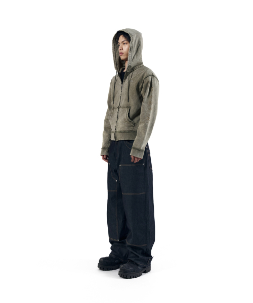 AAKAM(アーカム)の「Steve Cinch Back Denim Pants (Blue)(デニムパンツ・レディース・その他・1/2)」の11枚目の写真