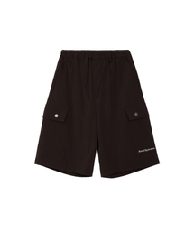 NYLON CARGO SHORTS - BROWN