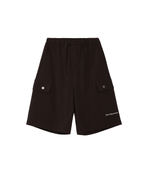 Rest&Recreation(レストアンドレクリエーション)の「NYLON CARGO SHORTS - BROWN(その他パンツ・レディース・その他・SMALL/LARGE)」の1枚目の写真