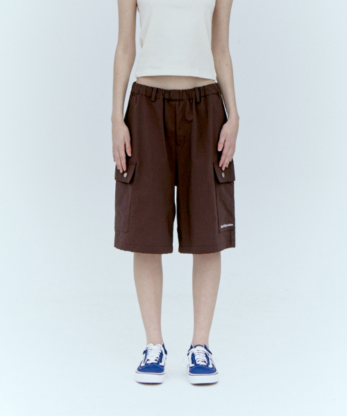 Rest&Recreation(レストアンドレクリエーション)の「NYLON CARGO SHORTS - BROWN(その他パンツ・レディース・その他・SMALL/LARGE)」の3枚目の写真