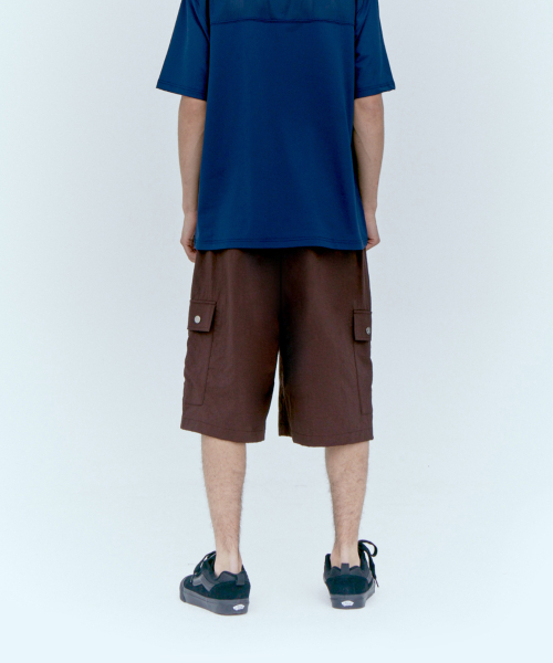 Rest&Recreation(レストアンドレクリエーション)の「NYLON CARGO SHORTS - BROWN(その他パンツ・レディース・その他・SMALL/LARGE)」の6枚目の写真