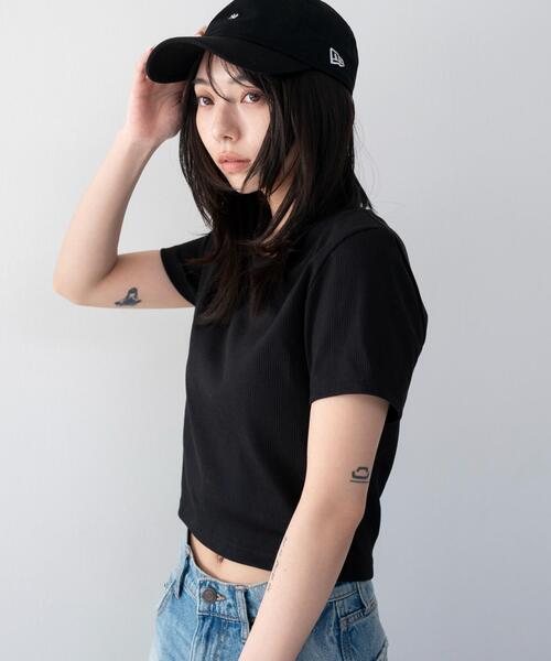 WEGO(ウィゴー)の「WEGO/【26年春夏新作】コンパクトリブT(Tシャツ/カットソー・レディース・ホワイト/ブラック・MEDIUM/SMALL)」の16枚目の写真