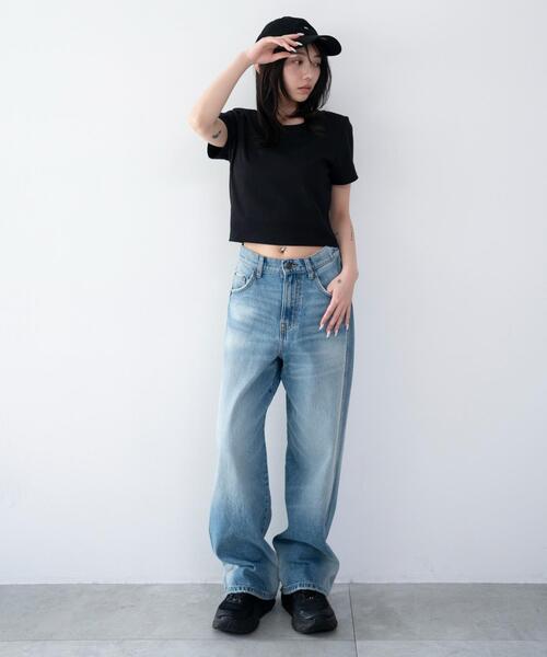 WEGO(ウィゴー)の「WEGO/【26年春夏新作】コンパクトリブT(Tシャツ/カットソー・レディース・ホワイト/ブラック・MEDIUM/SMALL)」の18枚目の写真