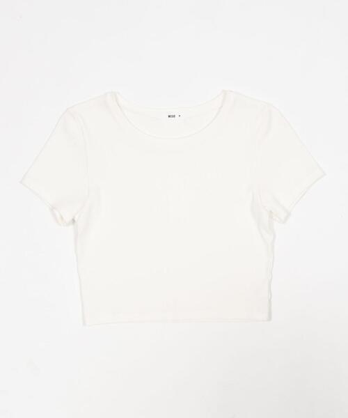 WEGO(ウィゴー)の「WEGO/【26年春夏新作】コンパクトリブT(Tシャツ/カットソー・レディース・ホワイト/ブラック・MEDIUM/SMALL)」の19枚目の写真