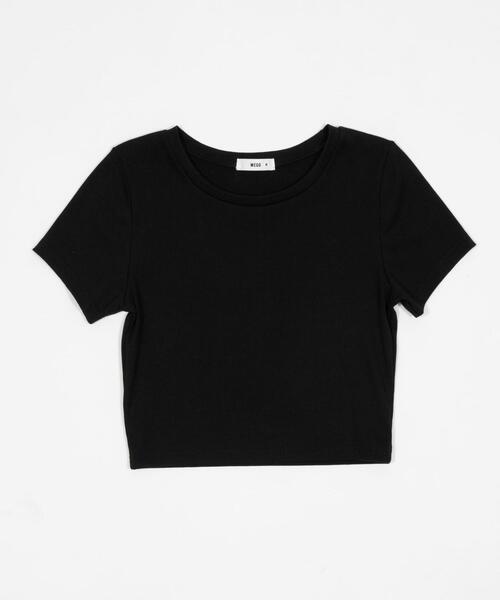 WEGO(ウィゴー)の「WEGO/【26年春夏新作】コンパクトリブT(Tシャツ/カットソー・レディース・ホワイト/ブラック・MEDIUM/SMALL)」の20枚目の写真