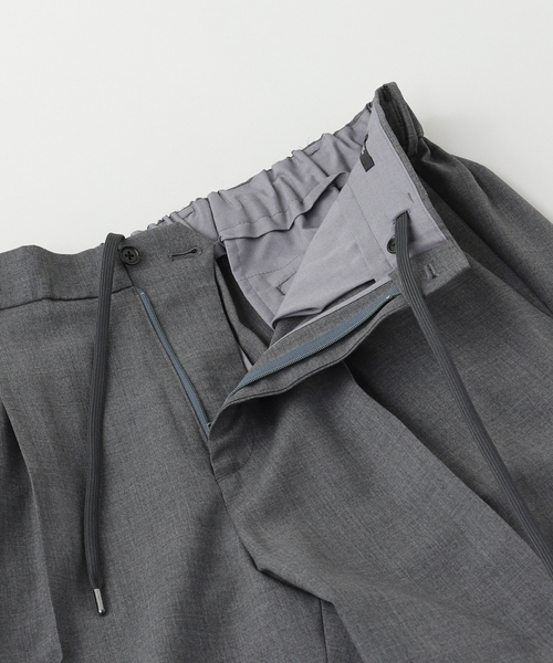 EDIFICE（エディフィス）の「ドレス ウール イージー テーパートラウザー（スラックス・メンズ・ネイビー/ブラウン/グレー・SMALL/MEDIUM/LARGE）」の4枚目の写真