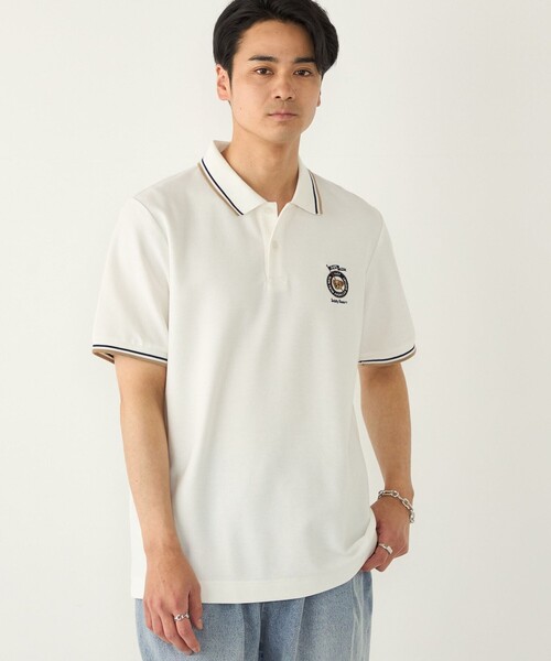 SHIPS Colors(シップス カラーズ)の「SHIPS Colors:TeddyBear(R) コラボ ポロシャツ◇(ポロシャツ・メンズ・ネイビー/ライトホワイト/キャメル/ブラック・SMALL/MEDIUM/LARGE/X-LARGE)」の2枚目の写真