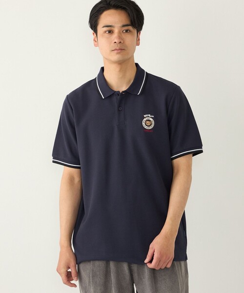 SHIPS Colors(シップス カラーズ)の「SHIPS Colors:TeddyBear(R) コラボ ポロシャツ◇(ポロシャツ・メンズ・ネイビー/ライトホワイト/キャメル/ブラック・SMALL/MEDIUM/LARGE/X-LARGE)」の3枚目の写真