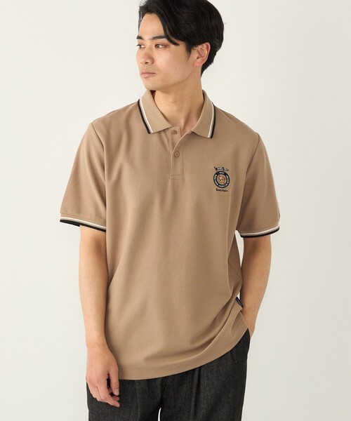 SHIPS Colors(シップス カラーズ)の「SHIPS Colors:TeddyBear(R) コラボ ポロシャツ◇(ポロシャツ・メンズ・ネイビー/ライトホワイト/キャメル/ブラック・SMALL/MEDIUM/LARGE/X-LARGE)」の4枚目の写真