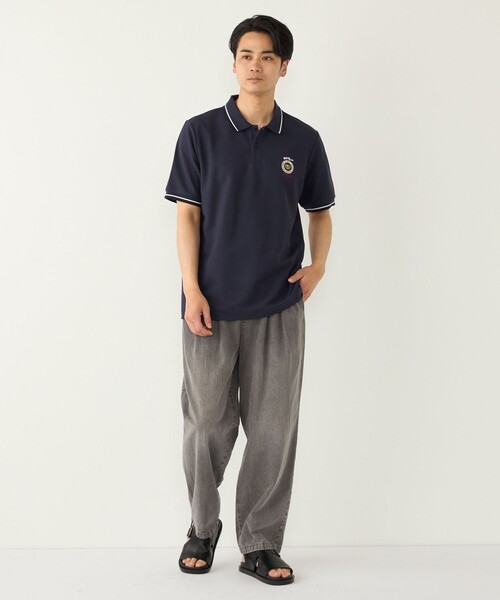 SHIPS Colors(シップス カラーズ)の「SHIPS Colors:TeddyBear(R) コラボ ポロシャツ◇(ポロシャツ・メンズ・ネイビー/ライトホワイト/キャメル/ブラック・SMALL/MEDIUM/LARGE/X-LARGE)」の7枚目の写真