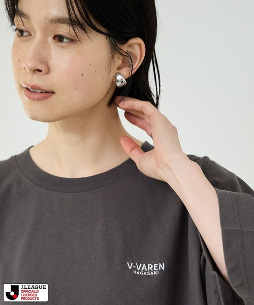 Mac-House(マックハウス)の「【ファーレン長崎Tシャツ/Jリーグ 】V・VAREN NAGASAKI(Tシャツ/カットソー・メンズ・チャコールグレー/ホワイト・M/L)」の4枚目の写真