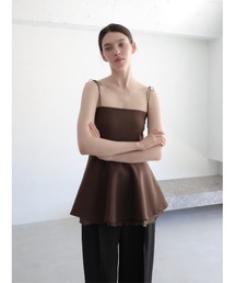 celon（セロン）の「flare peplum top（キャミソール）」