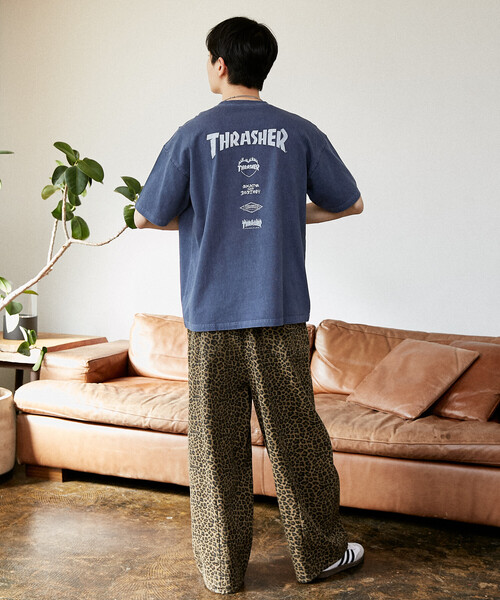 THRASHER(スラッシャー)の「THRASHER × PUBLUX/スラッシャー 別注 バックプリント ロゴ Tシャツ 限定展開(Tシャツ/カットソー・メンズ・ブラック/ネイビー・LARGE/MEDIUM/SMALL)」の12枚目の写真
