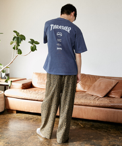 THRASHER(スラッシャー)の「THRASHER × PUBLUX/スラッシャー 別注 バックプリント ロゴ Tシャツ 限定展開(Tシャツ/カットソー・メンズ・ブラック/ネイビー・LARGE/MEDIUM/SMALL)」の14枚目の写真