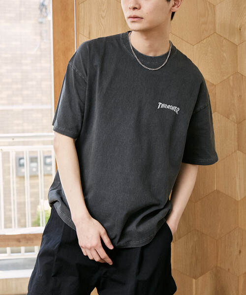 THRASHER(スラッシャー)の「THRASHER × PUBLUX/スラッシャー 別注 バックプリント ロゴ Tシャツ 限定展開(Tシャツ/カットソー・メンズ・ブラック/ネイビー・LARGE/MEDIUM/SMALL)」の19枚目の写真