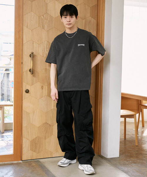 THRASHER(スラッシャー)の「THRASHER × PUBLUX/スラッシャー 別注 バックプリント ロゴ Tシャツ 限定展開(Tシャツ/カットソー・メンズ・ブラック/ネイビー・LARGE/MEDIUM/SMALL)」の22枚目の写真