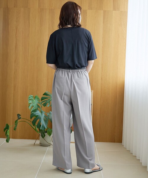 coen（コーエン）の「コットンナイロンシアークルー半袖Tシャツ（Tシャツ/カットソー・レディース・オフホワイト/レッド/ライトブルー/ブラック・L/M）」の17枚目の写真