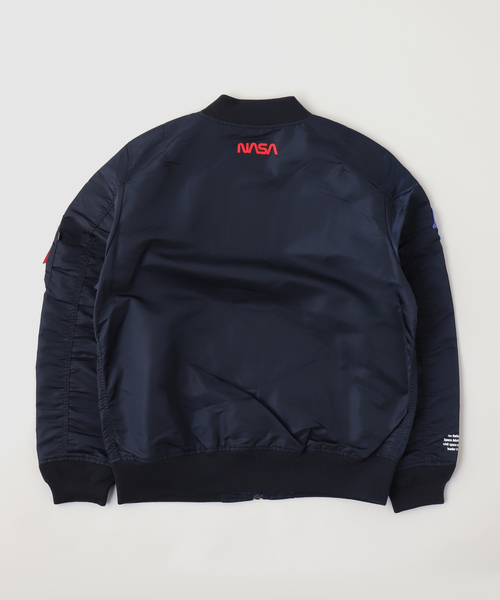 Alpha Industries(アルファインダストリーズ)の「ALPHA INDUSTRIES / アルファ インダストリーズ L-2B NASA GEN II FLIGHT(ミリタリージャケット・メンズ・ホワイト/ネイビー・SMALL/XX-LARGE/X-LARGE/LARGE/MEDIUM)」の3枚目の写真