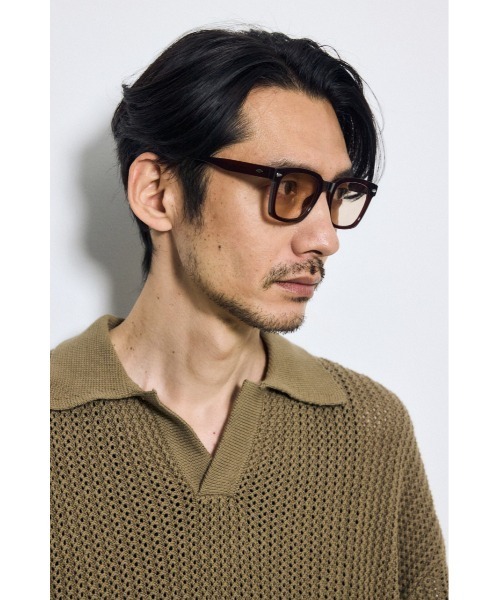 AZUL by moussy（アズールバイマウジー）の「ソリッドフレームサングラス（サングラス・メンズ・ブラウン/ブラック・FREE）」の13枚目の写真