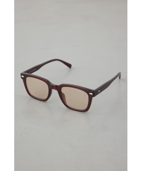 AZUL by moussy（アズールバイマウジー）の「ソリッドフレームサングラス（サングラス・メンズ・ブラウン/ブラック・FREE）」の14枚目の写真