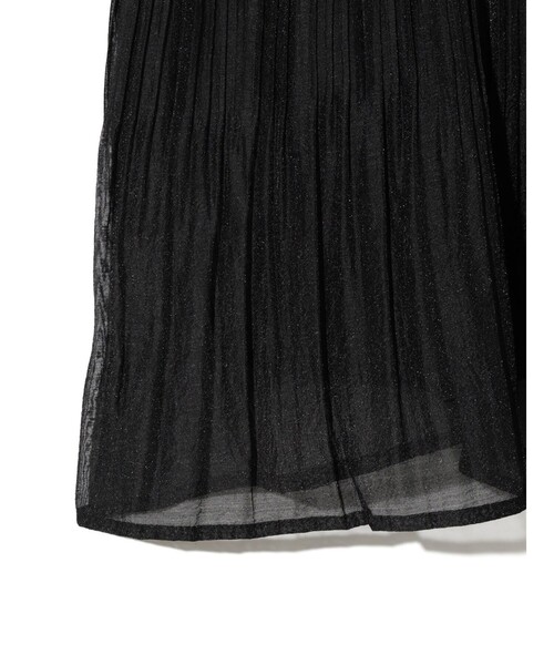 MIDIUMISOLID(ミディウミソリッド)の「MIDIUMISOLID for Ladies メッシュニットプリーツキャミソール(ベスト・レディース・ブラック/アイボリー・FREE)」の16枚目の写真