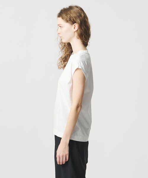 LOEFF(ロエフ)の「<LOEFF>スビンコットン ノースリーブ Tシャツ(Tシャツ/カットソー・レディース・ブラック/ホワイト/パープル・FREE)」の11枚目の写真