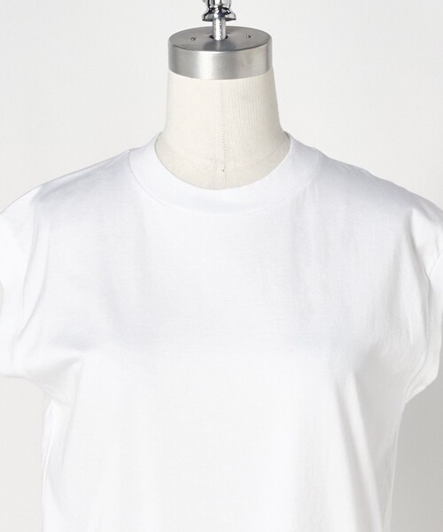 LOEFF(ロエフ)の「<LOEFF>スビンコットン ノースリーブ Tシャツ(Tシャツ/カットソー・レディース・ブラック/ホワイト/パープル・FREE)」の8枚目の写真