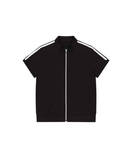 OJOS(オホス)の「Metallic Tape Track Zip-Up / Black(ナイロンジャケット・レディース・その他・1/2/3)」の7枚目の写真
