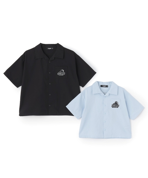 XLARGE KIDS(エクストララージキッズ)の「バンダナ柄 パナマ織半袖シャツ(シャツ/ブラウス・キッズ・ライトブルー/ブラック・100cm/110cm/120cm/130cm/140cm/90cm)」の11枚目の写真
