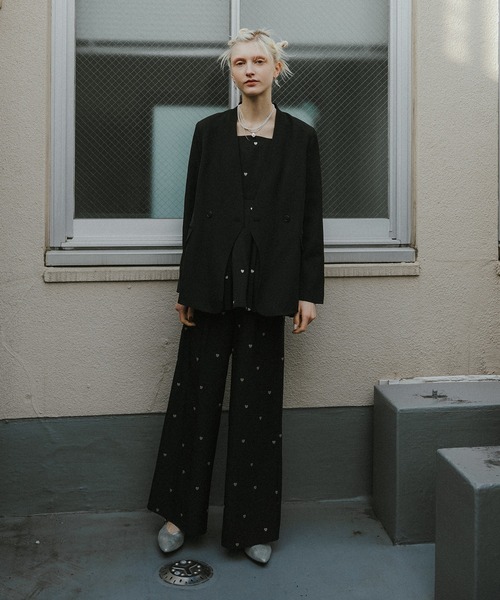 et.UNiVER(エトユニベール)の「Heart cami pants set(パンツドレス・レディース・ブラック/ブルー/ブラウン・SMALL/MEDIUM/LARGE)」の18枚目の写真