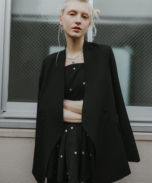 et.UNiVER(エトユニベール)の「Heart cami pants set(パンツドレス・レディース・ブラック/ブルー/ブラウン・SMALL/MEDIUM/LARGE)」の19枚目の写真