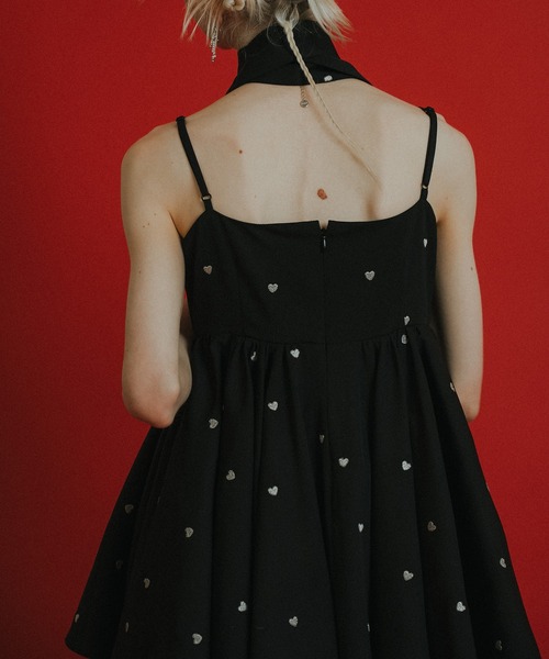 et.UNiVER(エトユニベール)の「Heart cami pants set(パンツドレス・レディース・ブラック/ブルー/ブラウン・SMALL/MEDIUM/LARGE)」の11枚目の写真