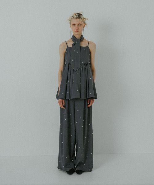 et.UNiVER(エトユニベール)の「Heart cami pants set(パンツドレス・レディース・ブラック/ブルー/ブラウン・SMALL/MEDIUM/LARGE)」の20枚目の写真