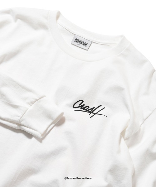 HOMEGAME(ホームゲーム)の「アトム x CRASH ONE x HOMEGAME - 長袖Tシャツ GRAFFITI FLIGHT L/S TEE HG260401(Tシャツ/カットソー・メンズ・ホワイト/ブラック・MEDIUM/LARGE/X-LARGE/XX-LARGE/SMALL)」の5枚目の写真