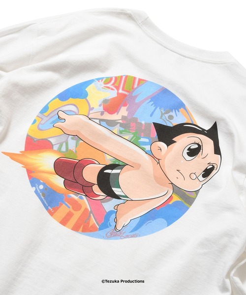 HOMEGAME(ホームゲーム)の「アトム x CRASH ONE x HOMEGAME - 長袖Tシャツ GRAFFITI FLIGHT L/S TEE HG260401(Tシャツ/カットソー・メンズ・ホワイト/ブラック・MEDIUM/LARGE/X-LARGE/XX-LARGE/SMALL)」の6枚目の写真