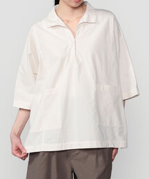 ORCIVAL | ORCIVAL | ガーメントダイ スキッパー半袖シャツ WOMEN(シャツ/ブラウス)